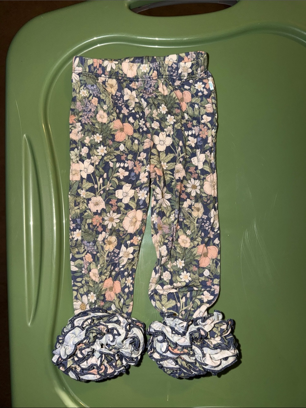 Posh Peanut Jayla Ruffle Bum Legging  12-18M